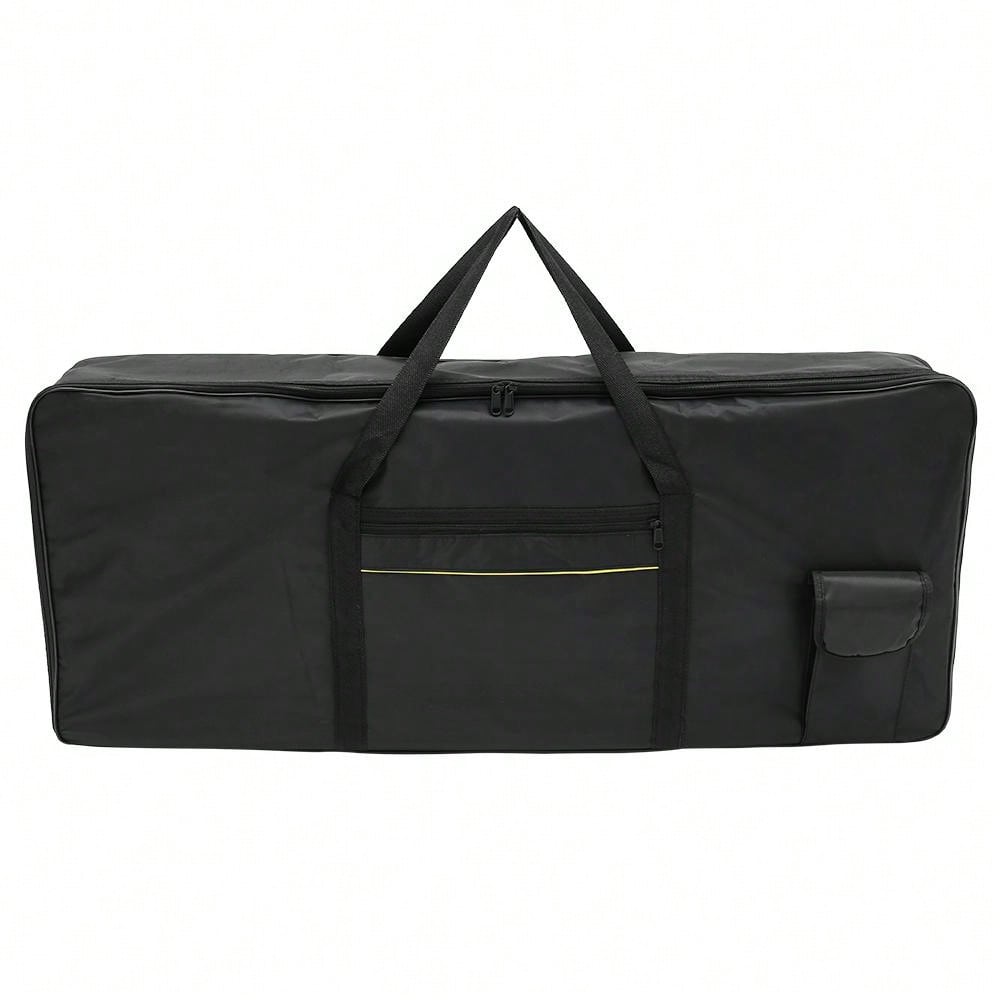 61 Key Instrument Keyboard Bag Oxford Cloth Thickened Piano Protection Bag Storage Bag Portable Waterproof Vibration-resistant Piano Case with Handle
