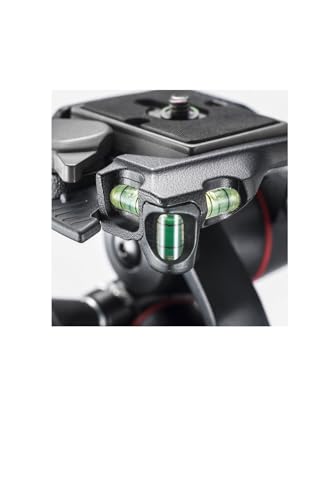 Manfrotto XPRO 3-Way Pan Head A00057BMN 1kg Lightweight Heavy-Duty Professional Photography Equipment Load Capacity 12kg Quick Plate Included Cleaning
