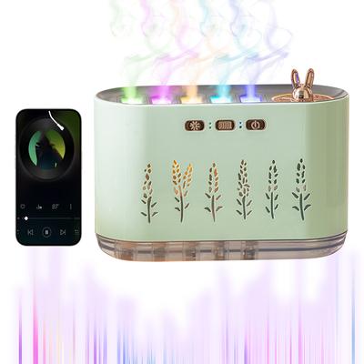 Air Humidifier Cool Mist Humidifier with RGB Light Portable Diffuser Humidifier 700ml Tank Musical Aroma Diffuser for Home Decor