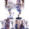 Premium Genshin Impact Keqing Stormlight Rain Pvc Figure Beautiful Girl Model Gift