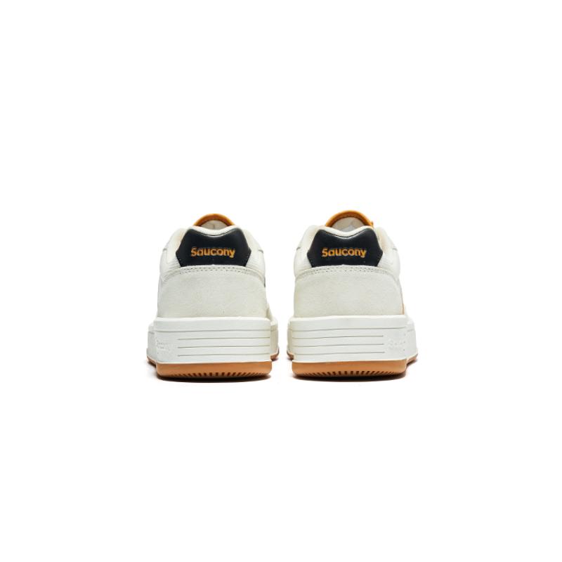 SAUCONY CROSS JZ Low Top Running Shoes Unisex Beige Yellow Black Saucony S79046-9