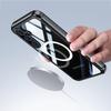 For Samsung Galaxy A55 5G Magnetic Case with Tempered Glass Film PC+TPU Full Protection Cover