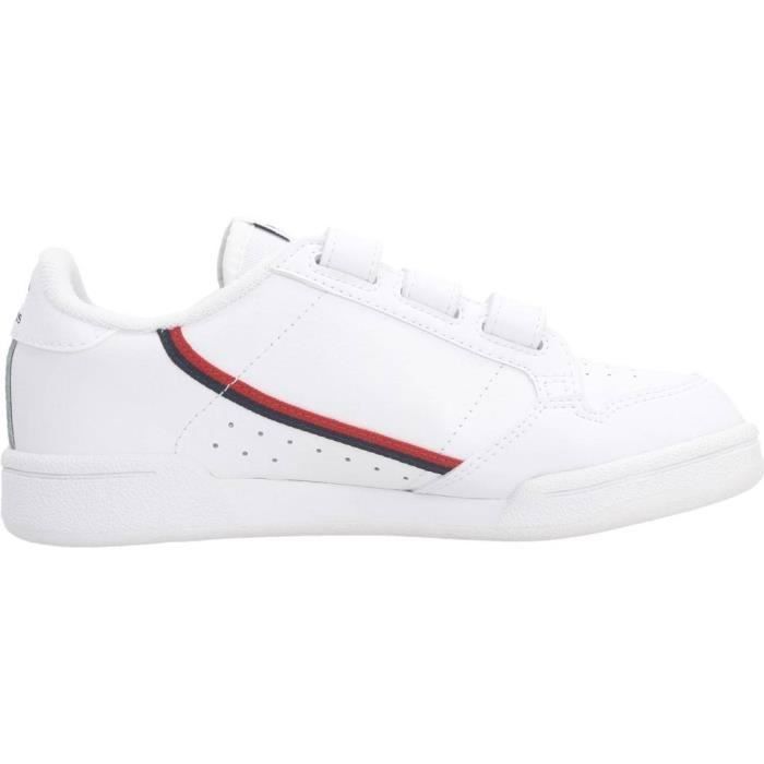 Basket - ADIDAS ORIGINALS - CONTINENTAL 80 Cadet - Blanc - Textile - Enfant Garçon