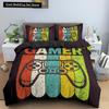 Game Bedding Set Soft Duvet Cover Set Comforter Bedding Quilt Cover with Pillowcase Kid Bedding Set 2/3pcs Polyester Quilt Cover