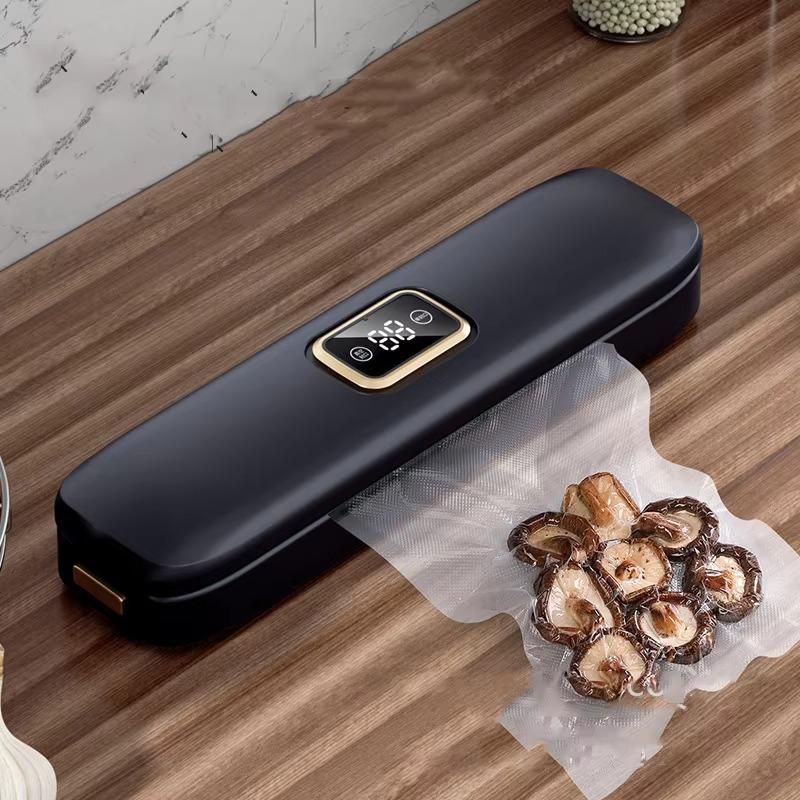 Domácí vakuová balička 1ks Malá automatická balicí těsnicí stroj na potraviny Suchý a mokrý Kompresor čerstvosti Těsnicí stroj