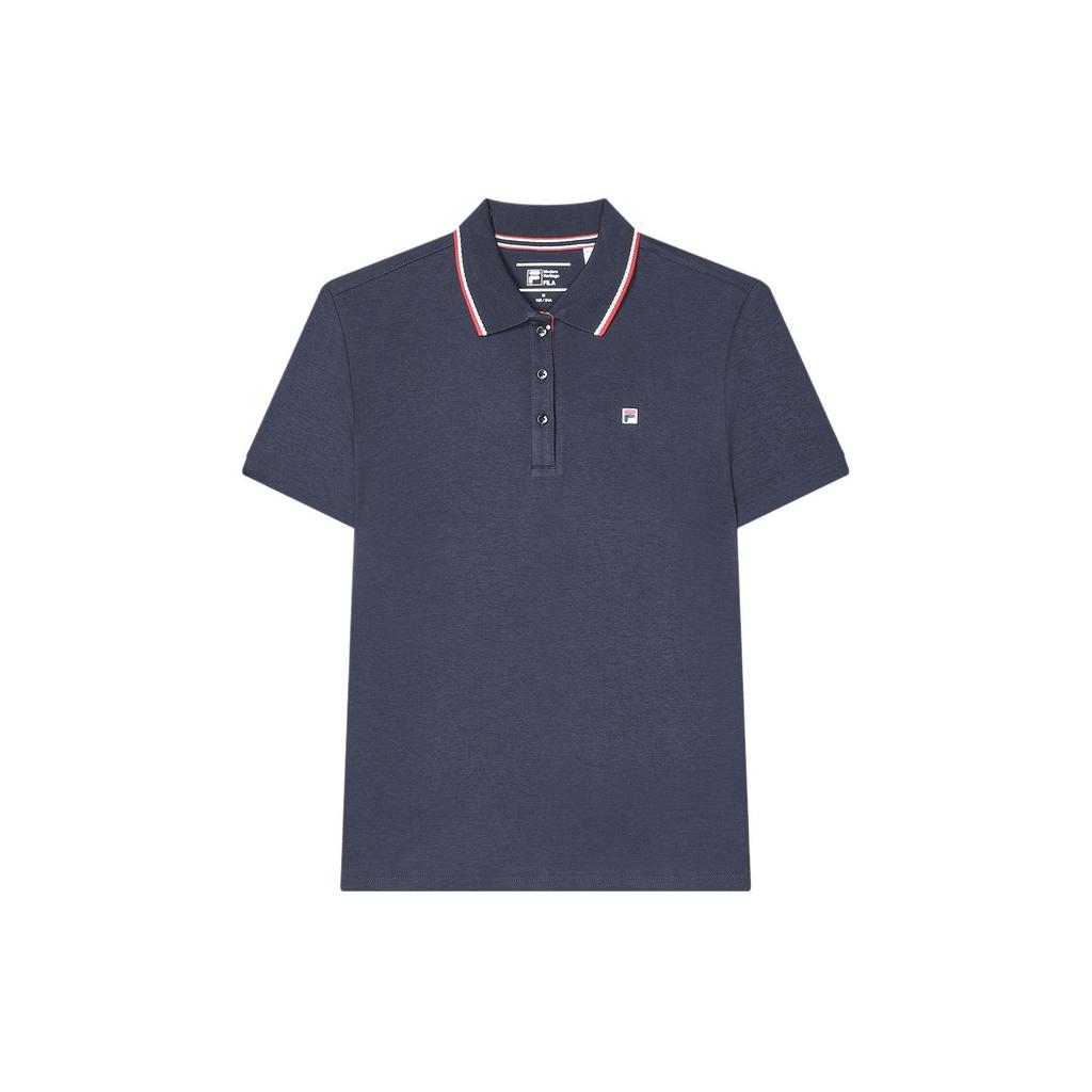 New FILA Polo Shirt Women's Legend Blue F11W341104ANV
