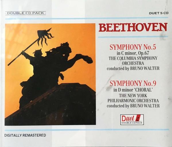 CD BEETHOVEN COLUMBIA SYMPHONY ORCHES Symphony No. 5 Symphony No. 9 DUET5CD Duet 1988 UK Classical Used