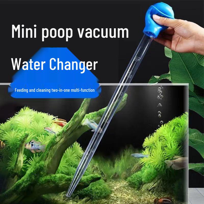 Fish Tank Mini Siphon Pump: Water Changer & Waste Remover