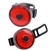 Bike Rear Light Compacted Weatherproof USB Charging Rechargeable Bicycle Brake Lamp for Night Riding