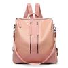 Women Versatile Backpack - Spacious PU Leather School Bag with Adjustable Straps Multiple Pockets for College Work Shoulder Bag