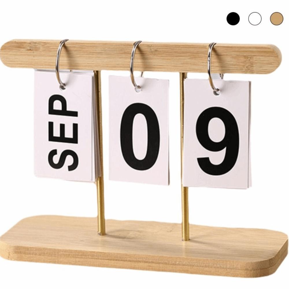 Stylish Flip Desk Calendar Functional Modern Minimalist Calendar Everyday View Calendar Home Decor