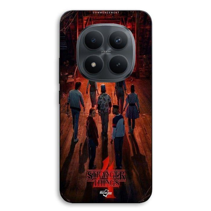 Handyhülle - MANIACASE - Xiaomi Redmi Note 15 Pro 5g - Stranger Things S4 - Silikon TPU - Schwarz