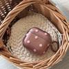 Transparent brown pink polka dot AirPods 1 generation earphone case for Apple earphones AirPods 1 generation Pro1 generation