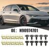 Car Screw Metal Fender Bumper Protection Clip Base 20 Pcs U Clip Car Modification Fastener Interior Car Accessories Fasten