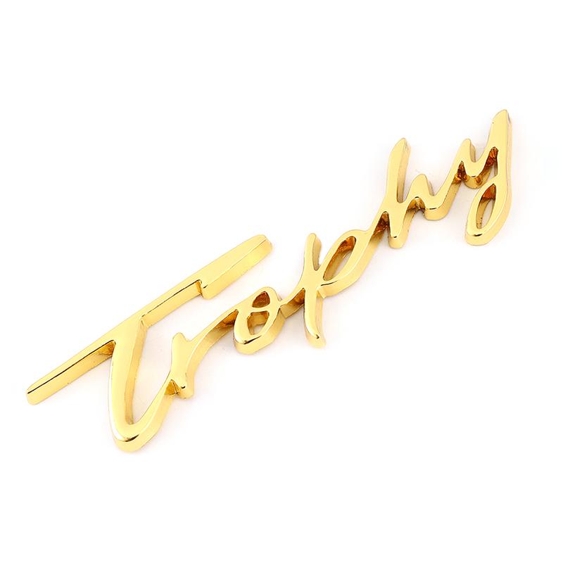 3D Metal Trophy Logo Car Stickers Emblem Trunk Badge Auto Decals For Renault Megane 2 3 4 RS Grandtourer GT MG 5 6 MG6