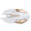 Kabelgebundene Gaming-Maus Ergonomisch Atmendes Licht RGB-Hintergrundbeleuchtung Mechanische Mäuse für PC Notebook LaptopWeiß