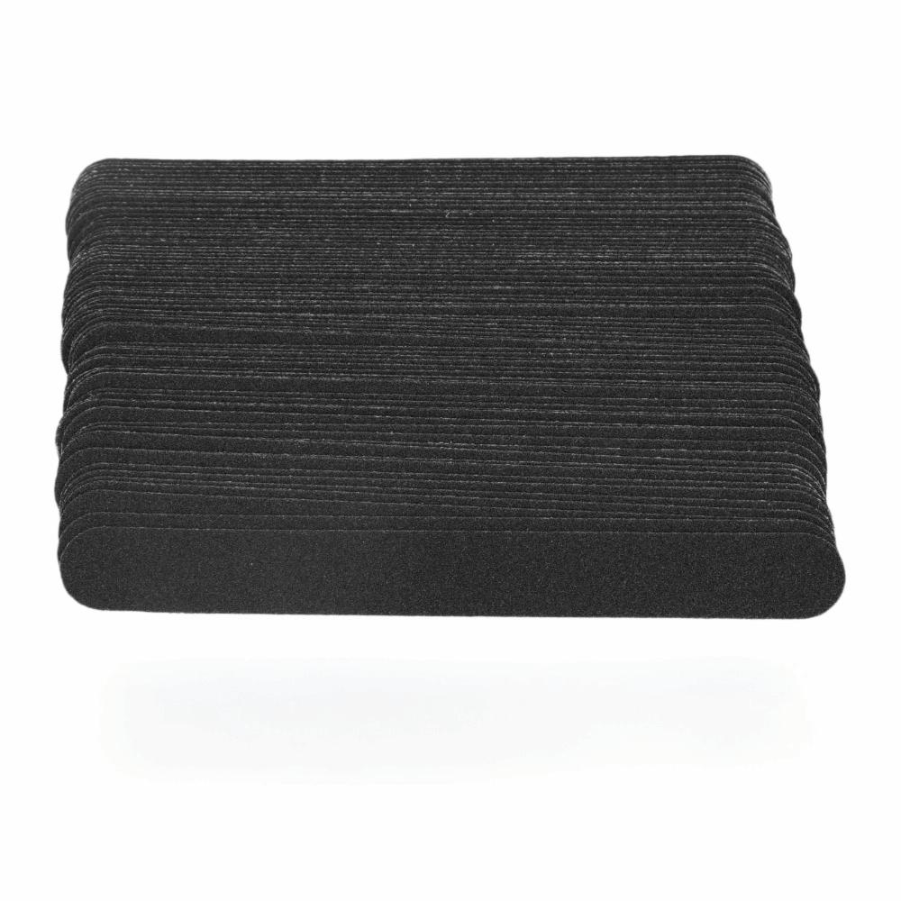 100pcs Reusable Base Plate Disposable Abrasive Strip Emery Board Nail Files  Home Use