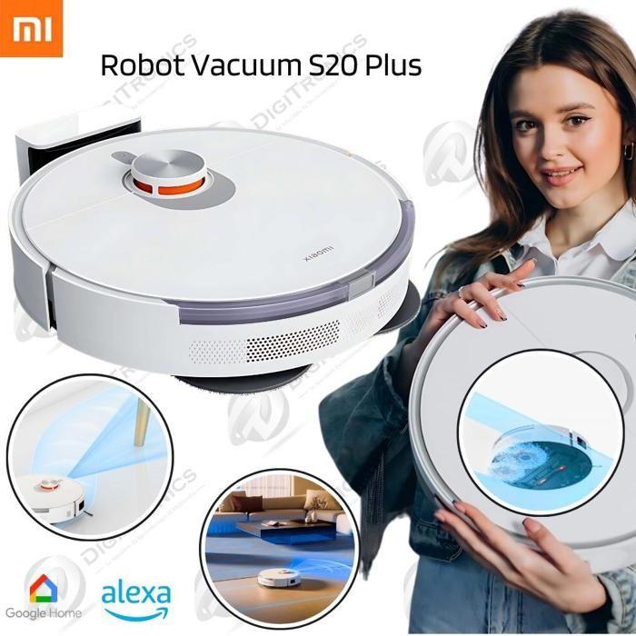 Aspirateur Robot - Xiaomi - S20+ - 6000 Pa - 170 Minutes - Compatible IoT