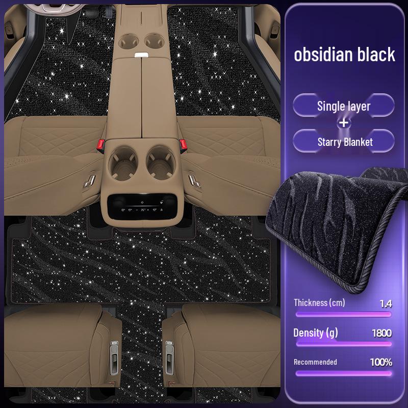 Eco-Friendly Double-Layer Floor Mats for ZEEKR LS9 Interior