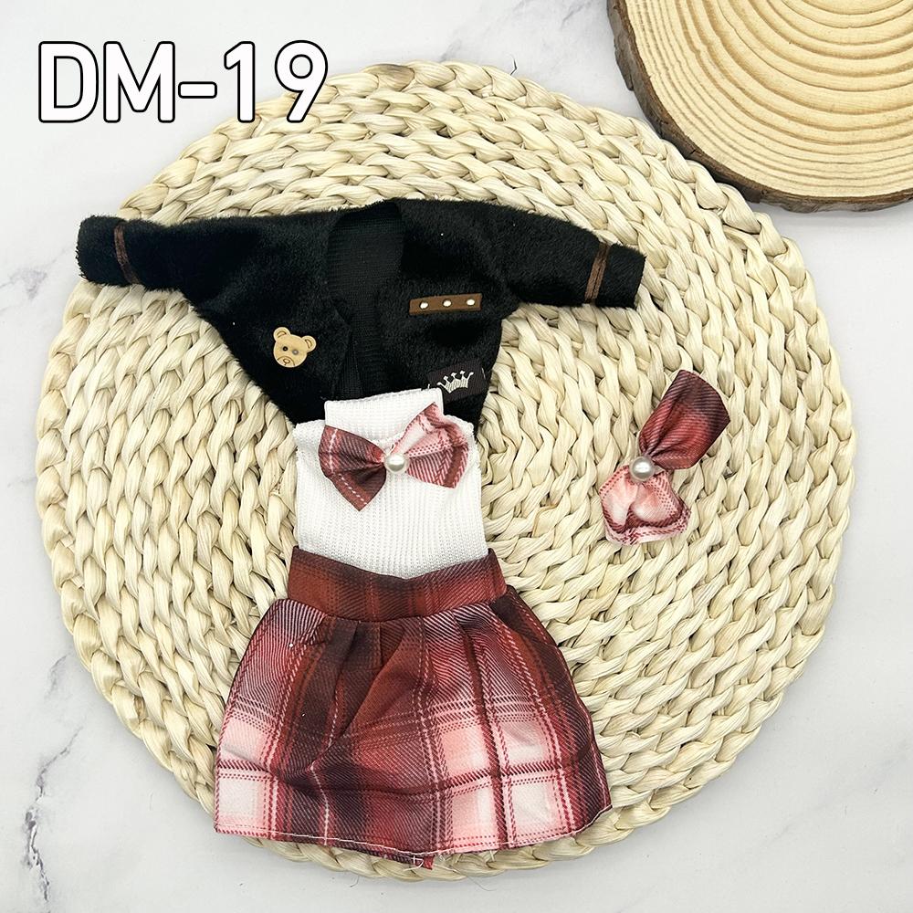 Bjd Dukker 30cm Anime Dukke Fullt Sett 1/6 Bjd 23 Ledd Bevegelig Kropp Med Skjørt Hatt Hodeplagg Jenter Kle På DIY Leker Reborn Kawaii