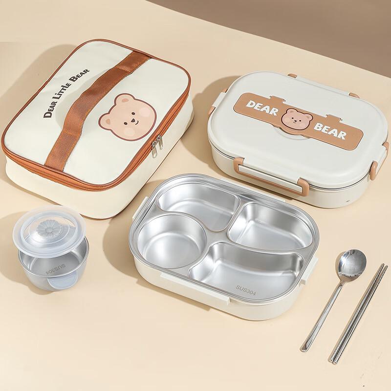 Bären-Design Isolierte Lunchbox aus 304 Edelstahl