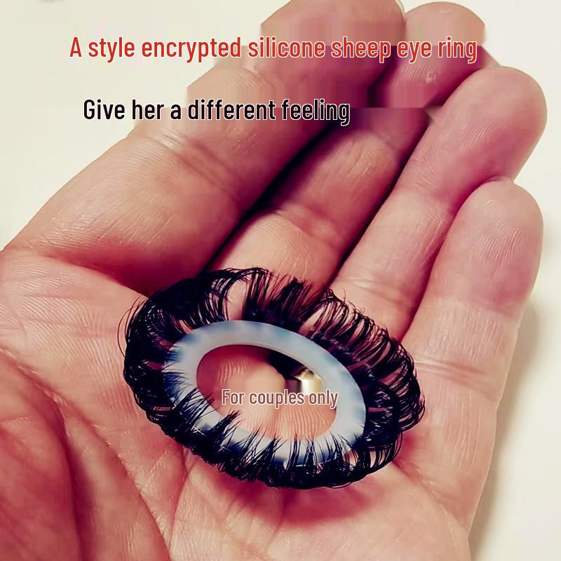 Silicone Sheep Eye Ponytail Cock Ring Hair Tie