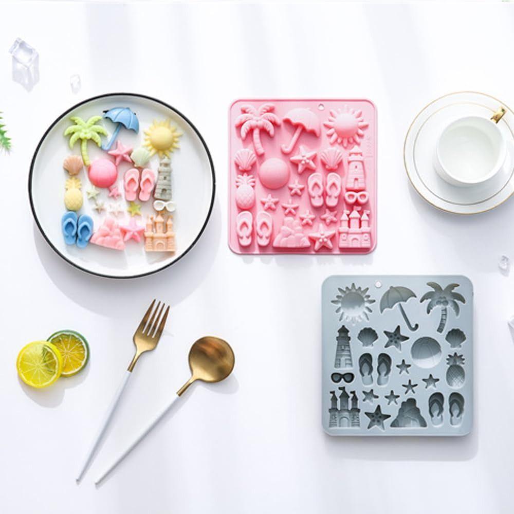 Coconut Tree Summer Beach Theme Molds Silicone DIY Baking Tool New Candy Mould Tray Dessert Mousse