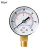 Y3NA Y50 Pressure Gauge 52mm 1/4 BSPT Vertical 15,30,60,100,150,300 PSI Durable