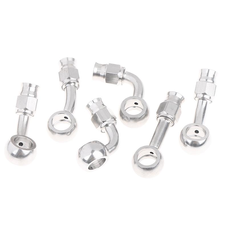 Tubo Freno Idraulico Moto Motorbike An3 Raccordo Banjo M10X1 Connettore Acciaio Inossidabile 0° 28° 45° 90° 10.2Mm