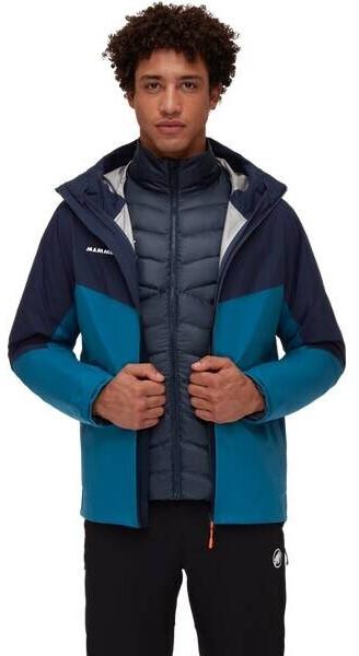 Куртка Mammut Convey 3 в 1 HS Hooded Jacket Men deep ice/marine