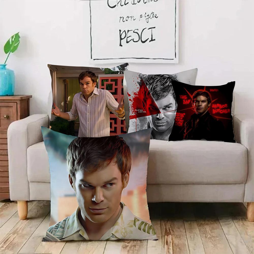 Copricuscini Classici Film D-Dexter Morgans Cartone Animato Divano Decorativo Casa Stampa Double-sided Corto Peluche Carino Copricuscino