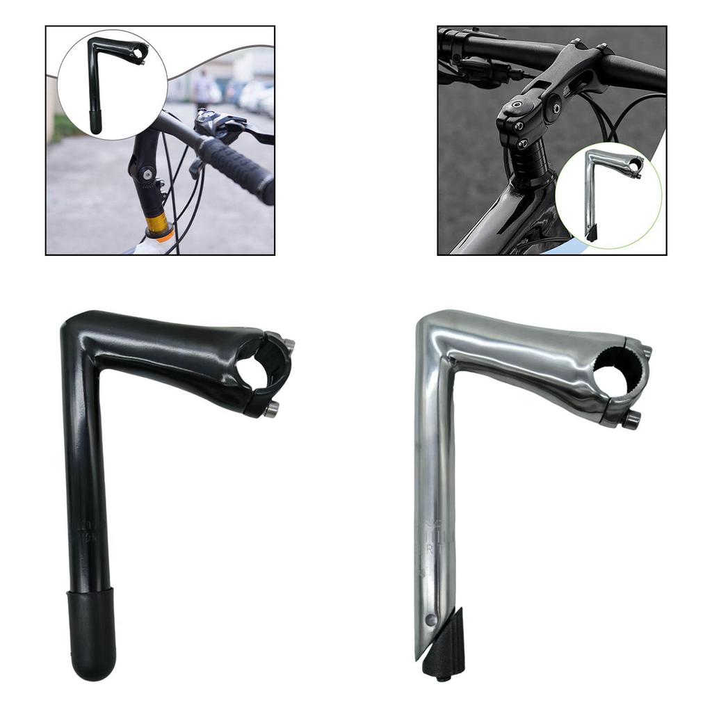 Bike Handle Bar Stem Lightweight Supplies Gooseneck Stem Replacement Bicycle Quill Stem for Cycling Outdoor Riding Road Bike
