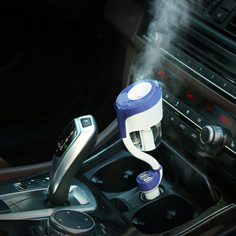 Tragbarer Luftbefeuchter für Fahrzeuge Kleiner USB-Luftbefeuchter mit Duft Fahrzeug-Duftöl USB-Duftnebelreiniger Aromatherapie für