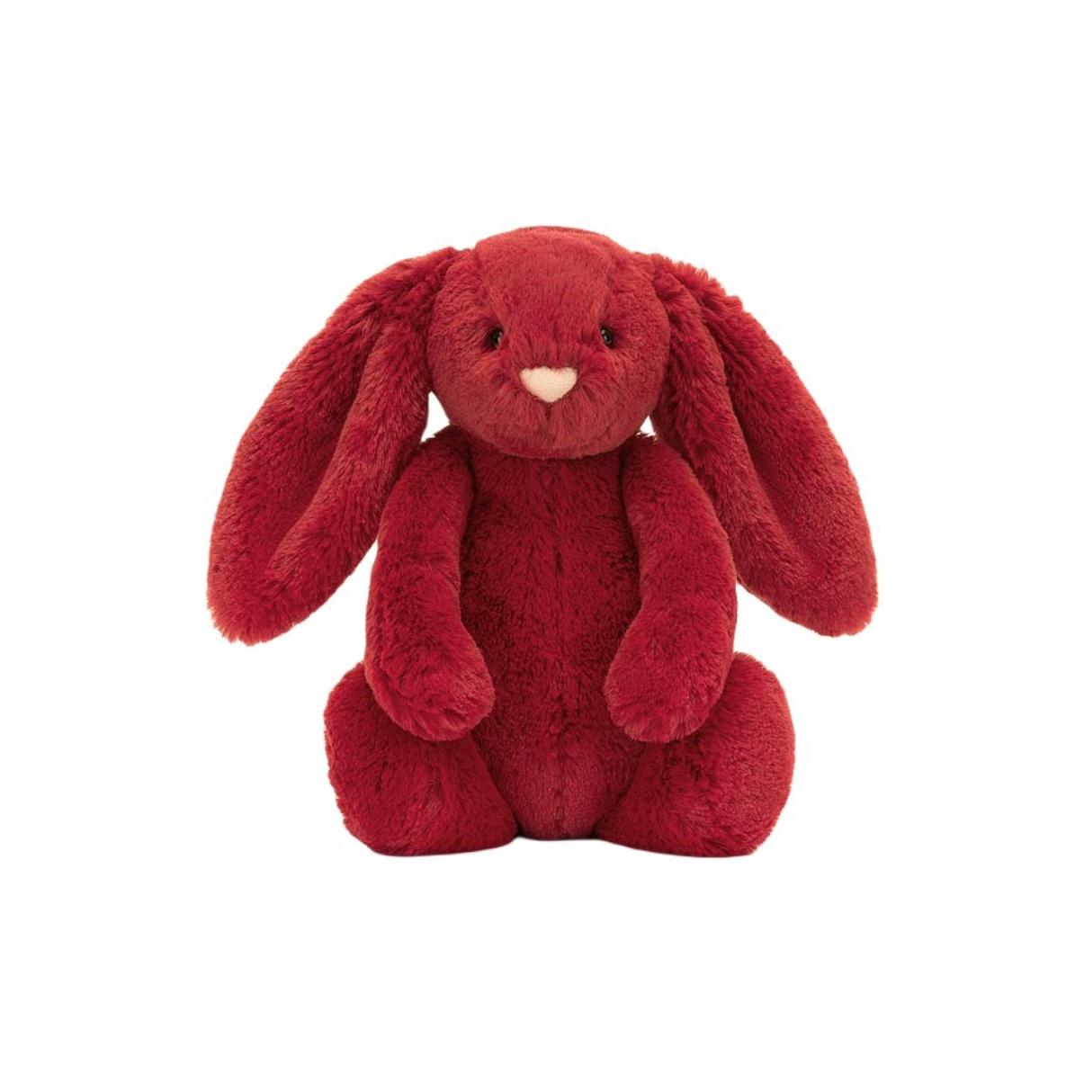 

JELLYCAT Bonnie Rabbit series shy cranberry bunny cute rabbit soothing companion doll plush doll sitting 15cm high Box Not Included