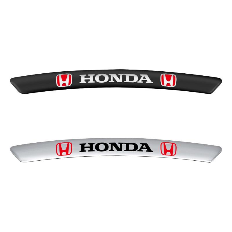4Pcs Auto Wheel Hub Badge Tire Rim Stickers Accessories For Honda Fit Mugen Insight Type S R VTEC DOHC Modulo Vezel Legend RR Si