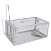 Eisen Ratte Mausefalle Käfig Einzeltür Lebendtierfalle für Indoor Outdoor Kleintier