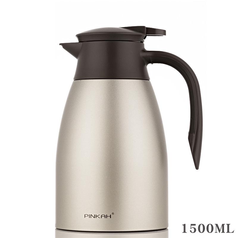 Pinjiajia Stainless Steel Insulated Thermos Flask: Large Capacity for Home or Office