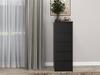 Malwa Chest of Drawers W5 BLACK