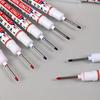 Extra-Long Tip Marker Pen Fine Line Woodworking Tile Metal Marker for Deep Hole & Plumbing Oil-Based
