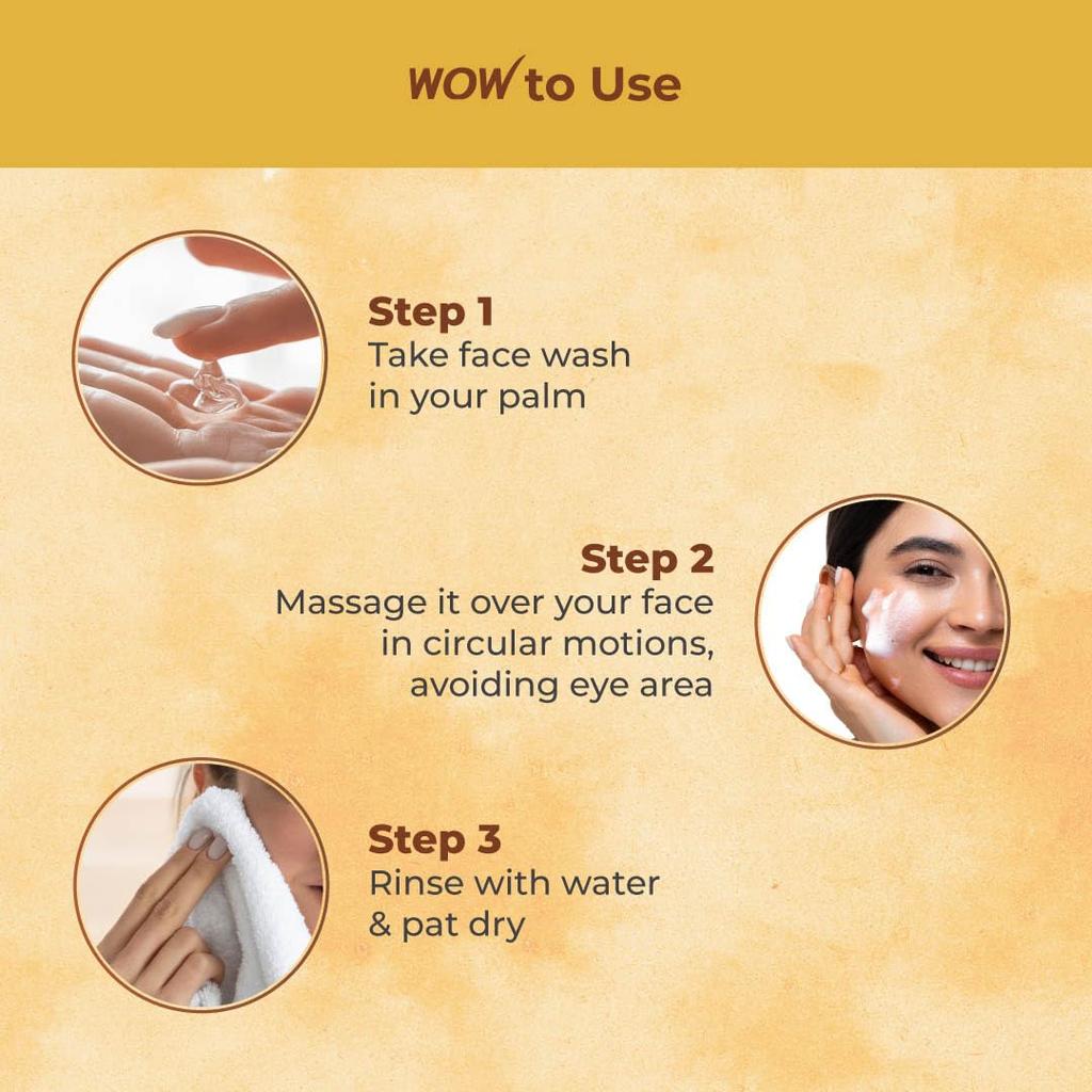 WOW Skin Science Purifying Multani Mitti Face Wash for All Skin Types 100 Ml Pack of 1 Brightens Skin