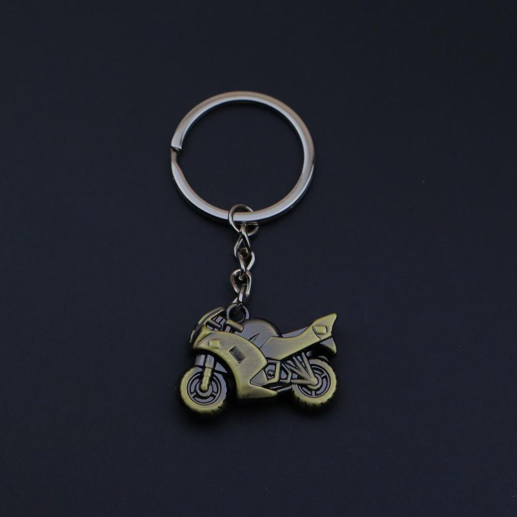 Ratchet Wrench & Piston Keychain: Car and Motorcycle Wheel Hub Modification Gift