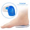 New Silicone Gel Orthopedic Insoles Back Pad Heel Cup for Calcaneal Pain Health Feet Care Support Spur Feet Cushion Pads Unisex