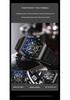 ZIDO Casual Men's Barrel Quartz Skeleton Watch - Luminous & Waterproof
