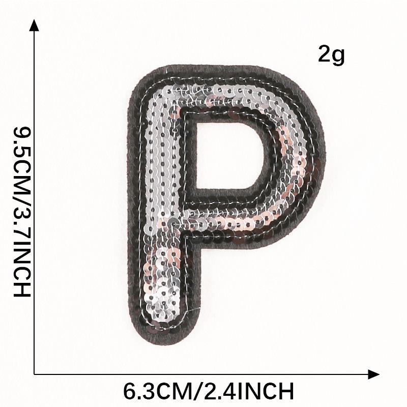 Duoku Питомец Вышивка бисером Цветочная этикетка Английская буква Любовь Пайетки Тканевая этикетка Аксессуары для одежды Нашивка Наклейка Вышивка Тканевая наклейка 16 * as shown