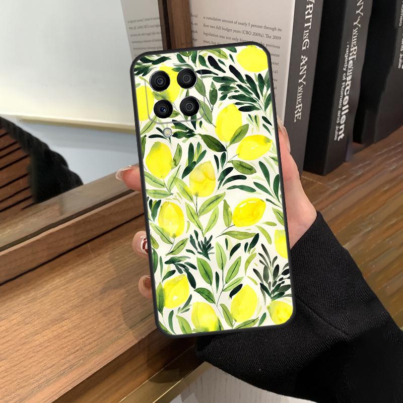 Lemon Fruit For Samsung Galaxy M13 M23 M33 M53 M21 M31 M51 M30s M20 M12 M32 M52 M14 M34 M54 Phone Case
