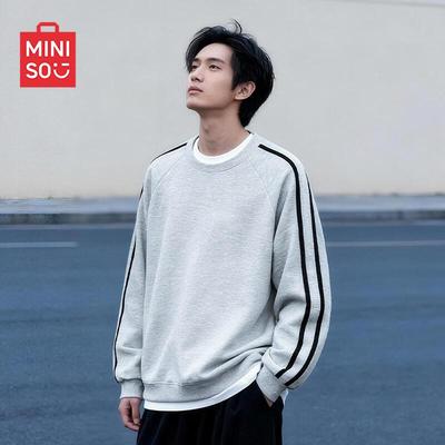 Men's Retro Loose Fit Round Neck Sweatshirt