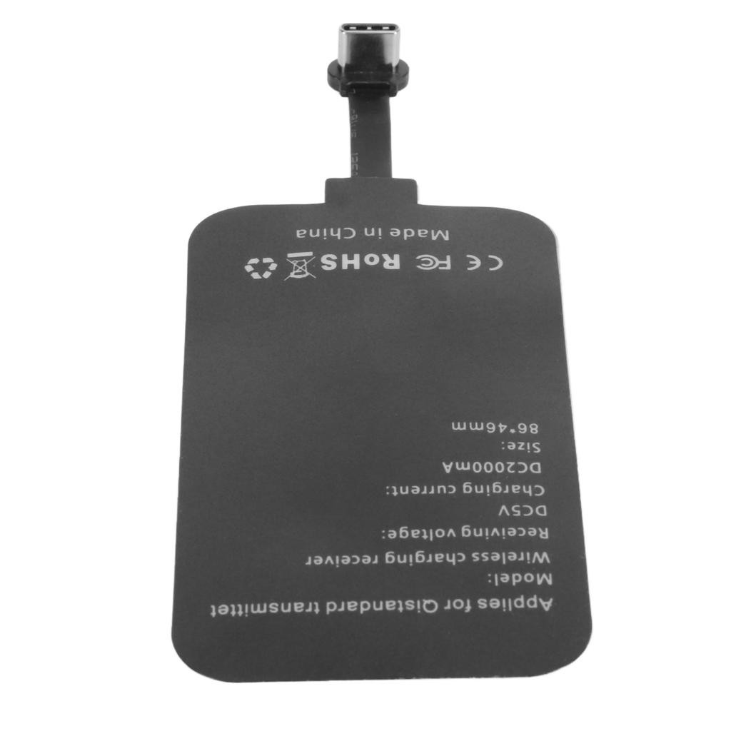 Récepteur de Charge Sans Fil 10W Type C Charge Rapide Entrée 5V 2A Chargeur Sans Fil pour Maison Voyage