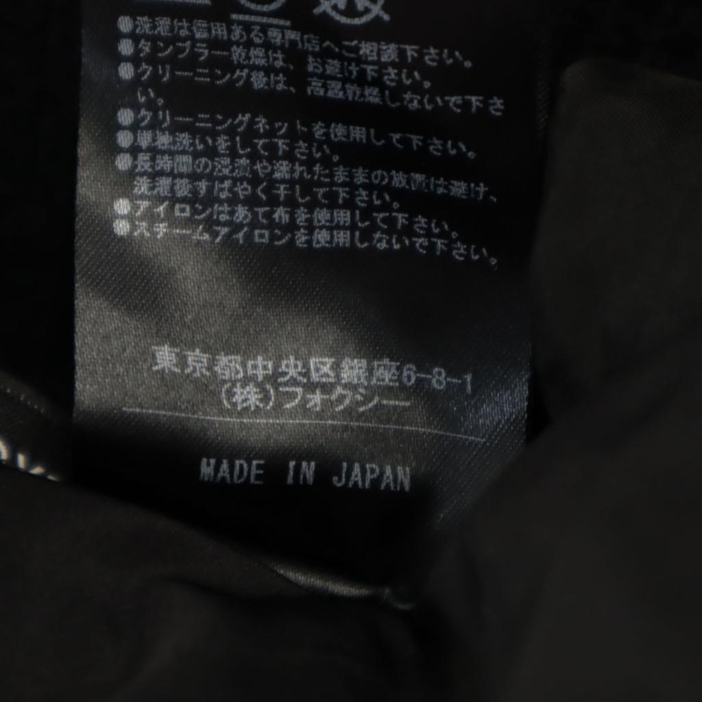 FOXEY NEW YORK Made In Japan Long Sleeve Turtleneck One Piece 40 Black Women Used