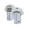 Milwaukee Brewers MLB Basebolltröja Broderad 11 9 22 Nummer Anpassad Sportkläder Herr Dam Höst