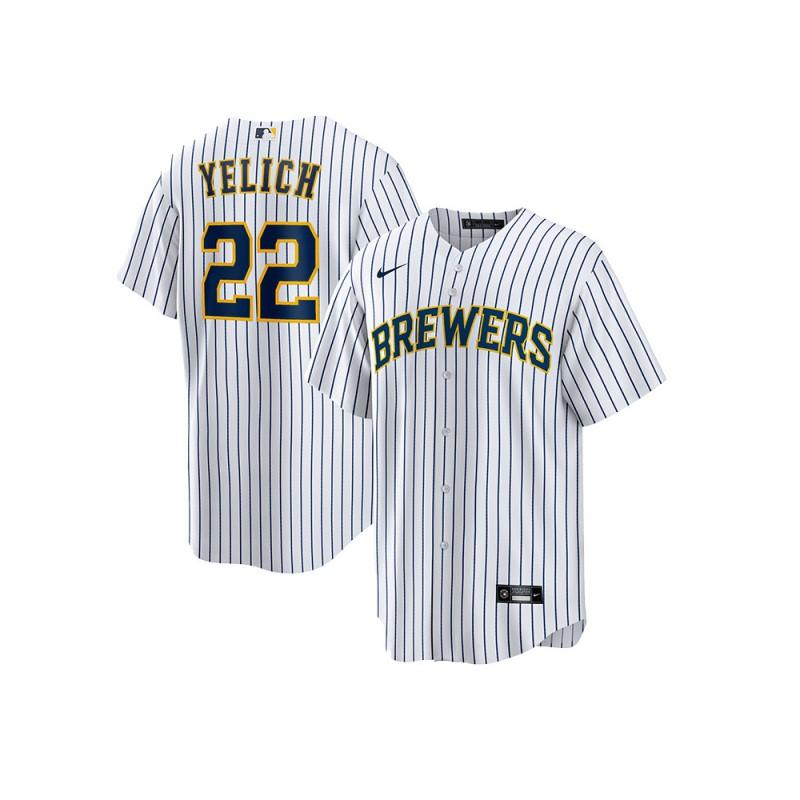 Milwaukee Brewers MLB Basebolltröja Broderad 11 9 22 Nummer Anpassad Sportkläder Herr Dam Höst